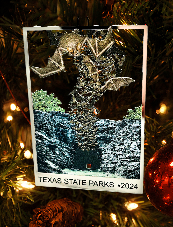 Ornament - 2024 - Old Tunnel State park-2024 Ornament Tree Background 668x876 Brite63foreg