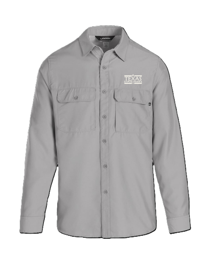 Long Sleeve Utility Shirt-Long Sleeve Utility Shirt - Light Grey